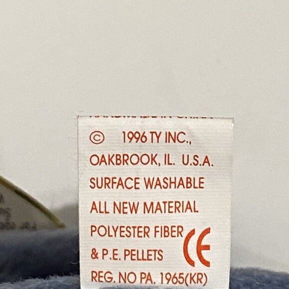 Retired Vintage Ty Beanie Babies Set Stretch And Scoop Dated 1996 & 1997 - Picture 8 of 9